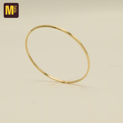 النگو طلا 2 میل سایز 2 آینه ای